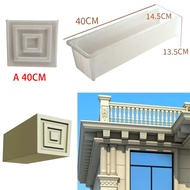 Beam Support Mold With Multiple Curved Strips, Integrated Eaves Support, Villa Eaves, European Style