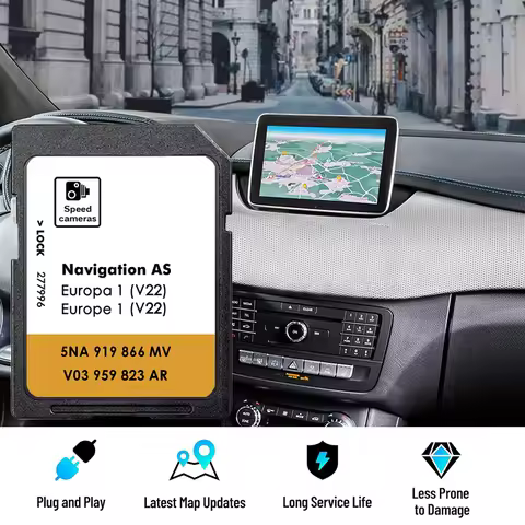 5NA919866MV Speicherkarte SD Card Europa V22 Navigations Update Navi Kartendaten New for VW Discover