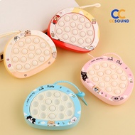 CCSD- Push Bubble Game Console Keychain Pendant Stress Relief Mini Bubble Popping Game Machine Porta
