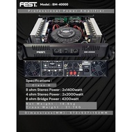 POWER AMPLIFIER FEST BM40000 BM 40000 Original