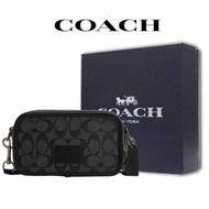 COACH Original sling bag man Classic Presbyopic Double Zipper Camera high-end men shoulder bag cross