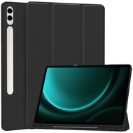 ส่งฟรี เคส ฝาพับ หลังทึบ พร้อมช่องเก็บปากกา ซัมซุง แท็ป เอส9เอฟอี พลัส (12.41) Smart Case  Cover  For Samsung Galaxy Tab S9 FE+ SM-X616B (12.4)