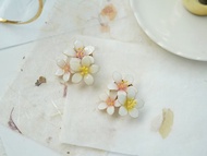 油桐花 - 樹脂花 口罩磁扣 香氛口罩扣 香氛扣