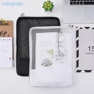 COLO Document Bag Mesh File Folders File Organiser File Bag Reusable Zippers Bag