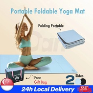 4/6/8mm Yoga Mat Foldable Exercise Mat Non Slip Fitness Mat Gym Light Travel Fitness Pads Home Fitness Pads