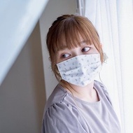 手工立體口罩 可洗滌 日本製純棉二重紗布 数字 號碼 白色 成人