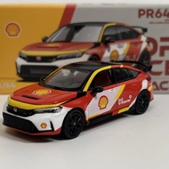 Honda Civic Type R FL5 1:64 Scale Shell Pop Race PR640037