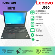 Laptop murah Lenovo Thinkpad L560 Core i3 Ram 8 gb SSD 256gb
