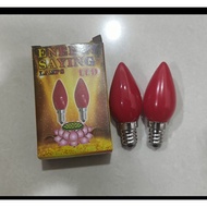 bola lampu sembahyang bollam lampu sembahyang led - susu - merah