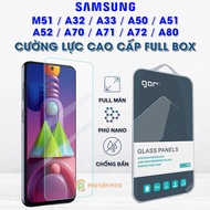 Samsung Galaxy M51 / A32 / A51 / A71 / A80 Tempered Glass full Screen Gor 9H Hardness - Paste Samsun