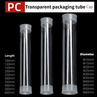 PC Transparent Packaging Tube with Cap Oil Painting Storage Tube Packaging Cross border Packaging Sh