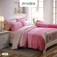 Jessica Cotton mix พิมพ์ลาย J257 ชุดเครื่องนอน ผ้าปูที่นอน ผ้าห่มนวม เจสสิก้า พิมพ์ลายได้อย่างประณีตสวยงาม