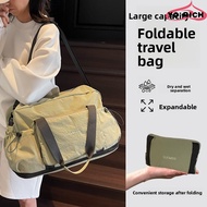 36-55L Expandable Travel Bag - Foldable Oxford Duffel with Dry/Wet Zones, Gym-to-Trip Convertible De