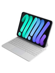 KX005 Apple 妙控鍵盤：適用於 iPad 10  iPad 鍵盤和保護殼，10.9 英寸，出色打字體驗，內置觸控板，美式英語 - 白色