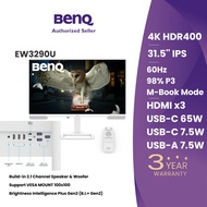 BenQ EW3290U 32” 4K UHD HDR400 Eye-Care Monitor | USB-C for Laptop | PS5 / PS5 Pro Compatible