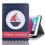 全城熱賣 - 適用於iPad Air 11 2024 / iPad Pro 11 inch (2018) 小船圖案 左右開卡通浮雕平板皮套 帶卡槽&支架&錢包&相框&筆槽