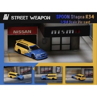 Street Weapon 1/64 Scale diecast Stagea R34 Wagon Spoon