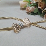 Women's Elastic Belt Elastic Buckle Elastic Belt Elastic Buckle Belt Accessories