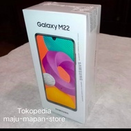 Samsung Galaxy M22 NFC Ram 6/128gb Sgel Garansi Resmi Not a22 m21 a21s