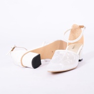 Syhafira Women's Wedding Shoes 5 cm Heels White Heels for Women