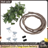 Reptile Bend-A-Branch Vines Flexible Leaves Pet Habitat Decor Climber Jungle Long Vines for Climbing