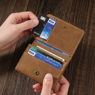 Kulit Dompet Lelaki , Genuine Leather First Layer Short Men Wallet , Beg Duit Kecil Lelaki , Dompet 