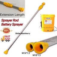 Battery Sprayer Rod Ogawa SP16 SP20 Batang Pipe Pam Racun Batteri Manual Alfaerre 16L Pro-spray 18L 20L Spare Part