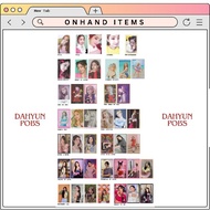 TWICE Dahyun Benefit Photocards