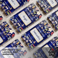 SQ BATIK Luggage Tag / Bag Tag / Keychain - EXCLUSIVELY ONLY FOR SIA / SQ Cabin Crew & Tech Crew (OR