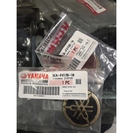 2 Pcs Yamaha 3D Round Emblems (Gold) 3KA-F417B-10 / 3KA-F416B-10