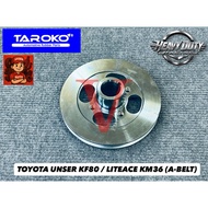 ( 100% ORIGINAL ) TAROKO TOYOTA UNSER KF80 / LITEACE KM36 (A-BELT) CRANK SHAFT PULLEY / MAIN PULLEY