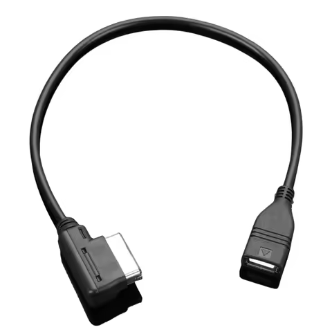 1Pc For Audi Car Music Interface MDI MMI AMI AUX to USB Female Adapter Cable For Car Audio For Audi 