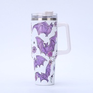 Customer Favorite3d Print304Stainless Steel40oz Insulated tumbler with handle, spray-coated, printed