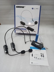 mic wireless shure headset bando clip on berbagai pilihan variasi mic