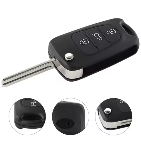 3 Button Remote Key Case Flip Key Fob Case Shell Cover For Kia For Rio For Kia Sportage For Kia Pica