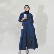 jubah abaya long sleeve korean dress women dinner dress plus size muslimah jubah seluar muslimah suit bridesmaid nursing
