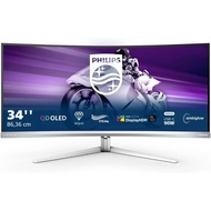 PHILIPS MONITOR 34" Evnia 34M2C8600 QD-OLED Curved 1800R WQHD GAMING 240Hz HDMI 2.0 x 2 DP 1.4 x 1 U