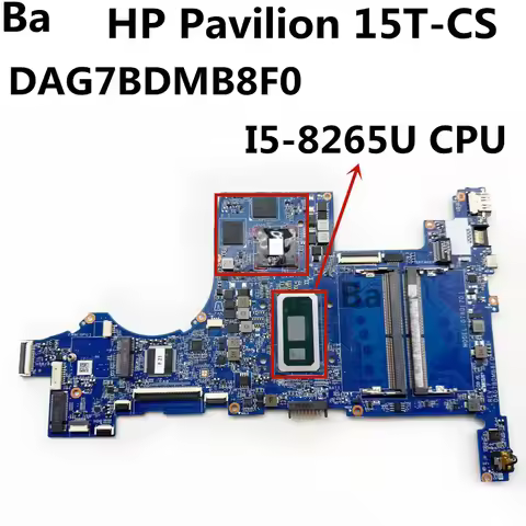 For HP Pavilion 15-CS 15T-CS Laptop Motherboard With DAG7BDMB8F0 i5-8265U CPU N17S-G1-A1/ N16S-GTR-S