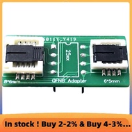 QFN8/WSON8/MLF8/MLP8/DFN8 Universal Two-In-One Chip Soldering Socket/Adapter 6x5MM 8x6MM SMT BIOS Fl