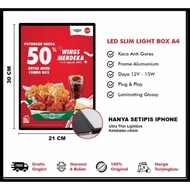 LED poster Display / slim light box A4