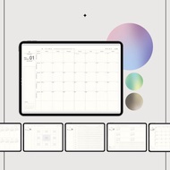 微客製 - 2026電子手帳 - 週一週日 - 送2025年末