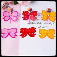 [8C15] 50pcs Carton Bowkont Lollipop Cards Candy Paaging Holders For Kids Colorful Dots Birthday Par