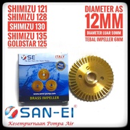 SAN-EI brass impeller pump Shimizu 128 Shimizu 130/ Shimizu 135/ Goldstar 125/ Wasserb131/