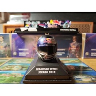 F1 Racing Helmet Model 1: 8 Mini Cut RB6 Wittle Malaysia Station Sherlock Track Helmet 2010 Racing S