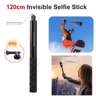 120CM Bullet Time Selfie Stick for Insta360 Ace Pro X3 One X2 Universal Selfie Stick for Gopro 12 11 Mini DJI Cameras Accessory