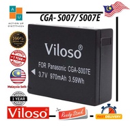 Viloso CGA-S007E DMW-BCD10 Replacement Battery for Panasonic DMC-TZ1 TZ2 TZ4 TZ5 TZ11 TZ15 TZ50 Came