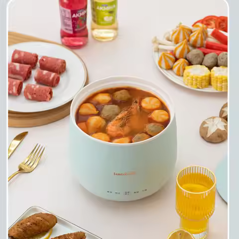 Mini Single Soup Rice Cooker Multifunctional Portable Smart Rice Cooker Automatic Smart Rice Cooker