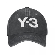 2022 New Y3 Yohji Yamamoto Y-3 Washed 100% Cotton Baseball Snapback Hat Dad Cap Hats Summer Vintage 