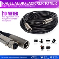 10 Meter XLR Male to XLR Female Microphone Cable 10 Meter XLR Female to Male Cable 3 Pin XLR Male to
