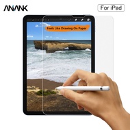 ANANK Curved Paper-Feel Tempered Glass for iPad Pro 11"/iPad Air 10.9" (2022/2020/2018)